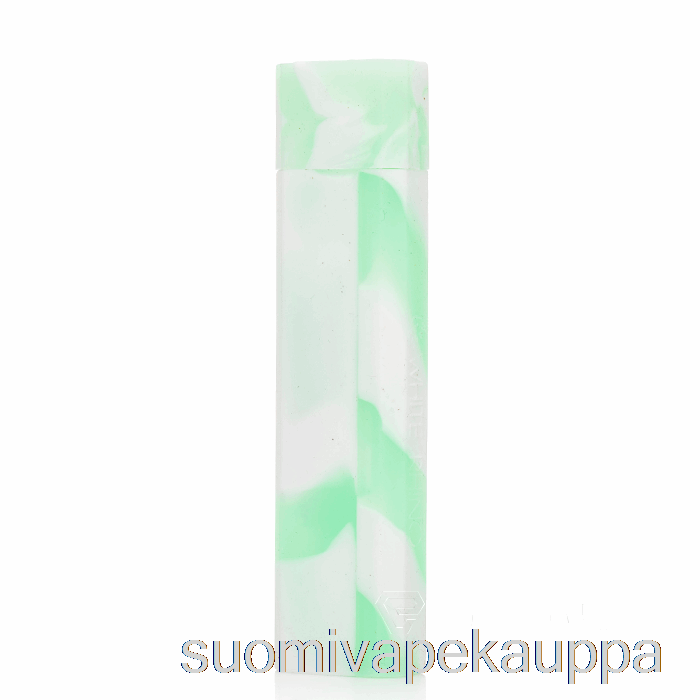 Vape Kauppa Valkoinen Sarvikuono Silikoni Taputtele [kvartsi] Minttu Valkoinen (uv Hehku)
